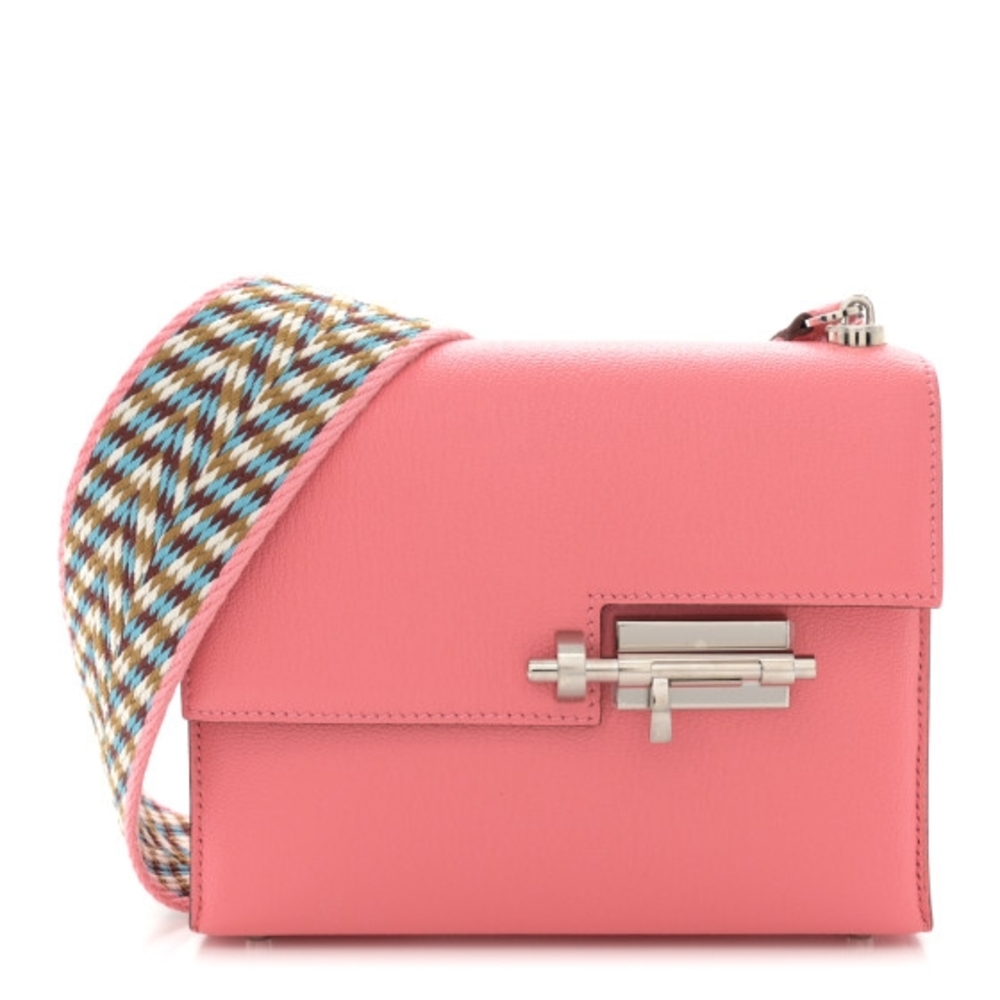 Authentic Hermes Mini VERROU Meysore Bag with Chevron Strap